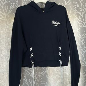 Navy Blue Hollister Hoodie